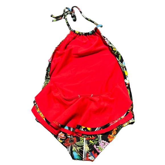 KAI LANI MINI***Red Halter-Neck Floral One Piece Swimsuit***Size 16 $98 - Picture 5 of 5
